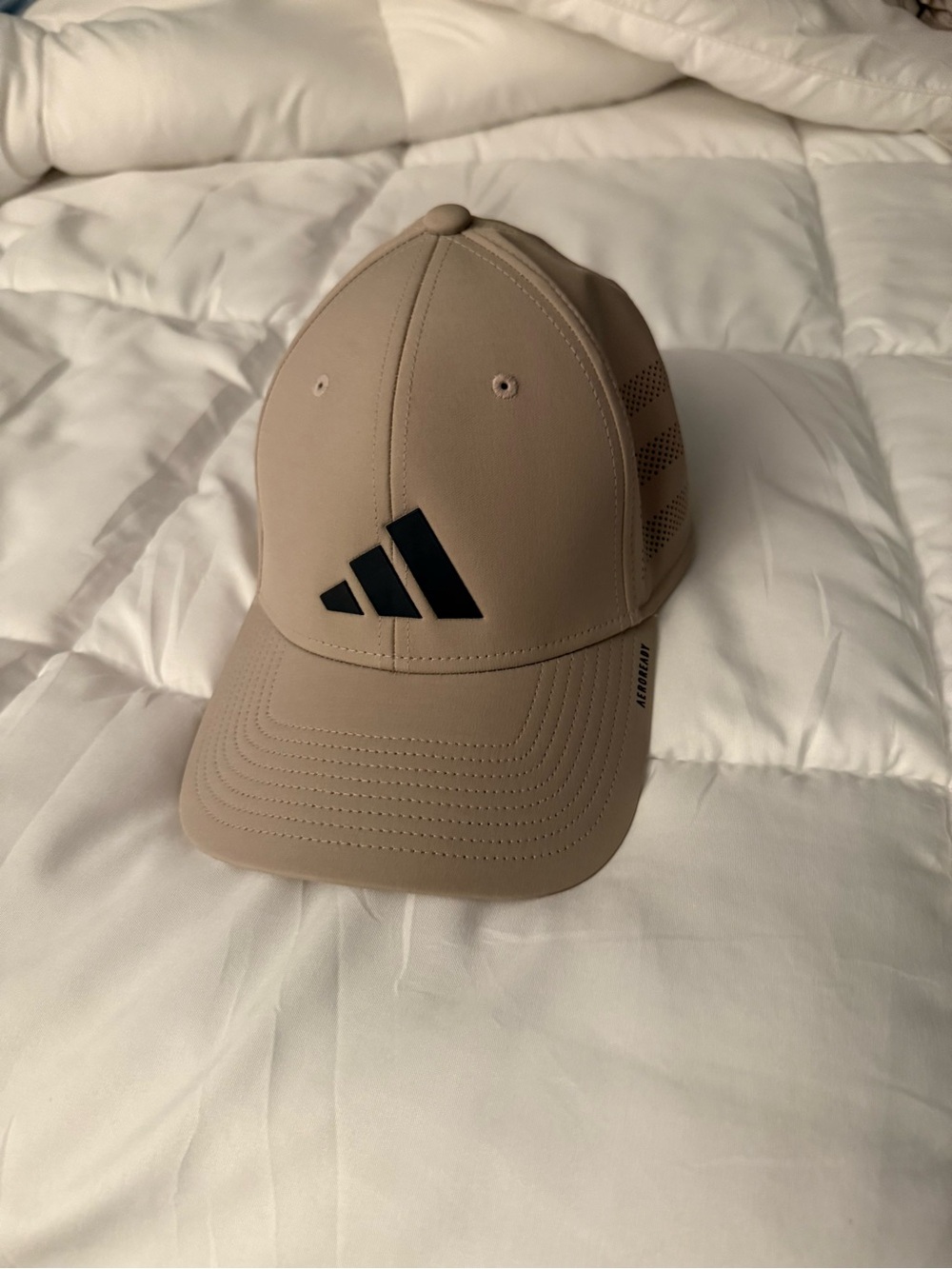 Adidas Beige Baseball Cap with Black Logo